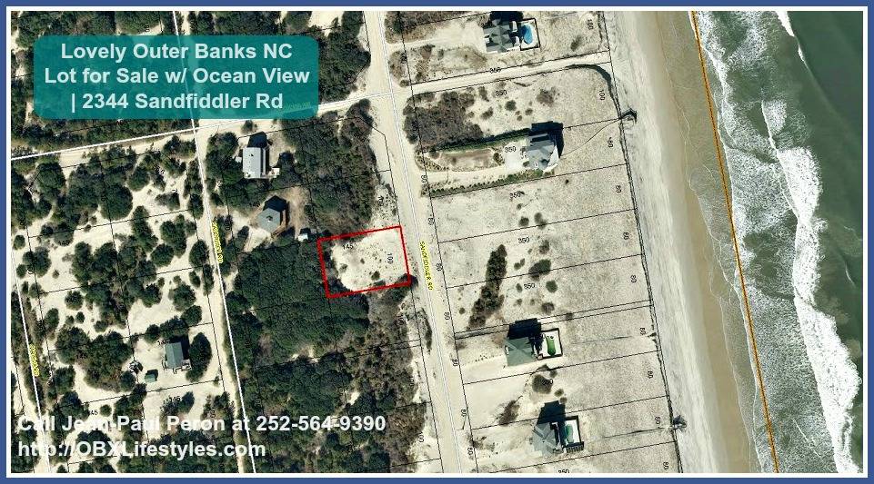 Lovely Lot for Sale w/ Ocean View 2344 Sandfiddler Rd